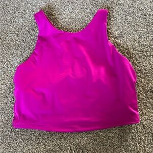 Athleta workout top, sports bra size medium